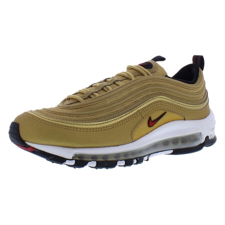 Men's Nike Air Max 97 OG "Golden Bullet" Mtlc Gld/Vars Rd (DM0028 700) - 9