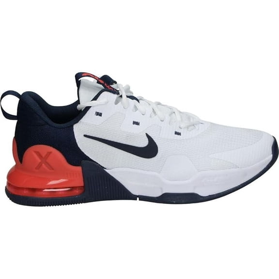 Men's Nike Air Max Alpha Trainer 5 White/Obsidian-Bright Crimson (DM0829 102) - 13