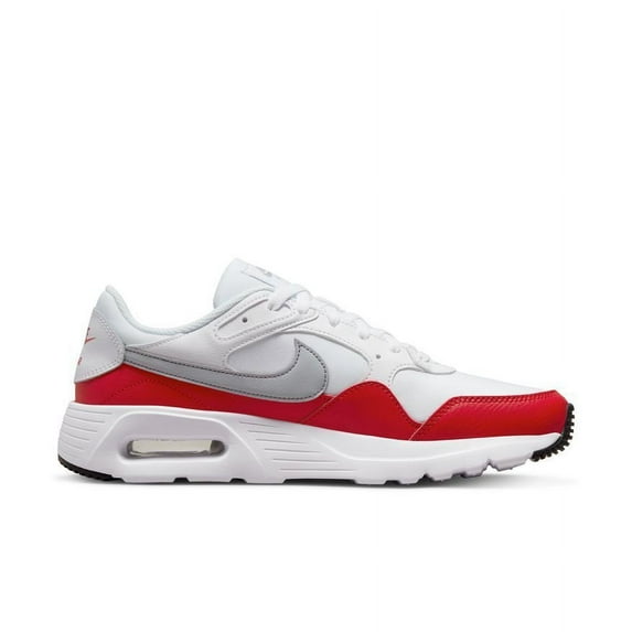 Men's Nike Air Max SC White/Wolf Grey-University Red (CW4555 107) - 11