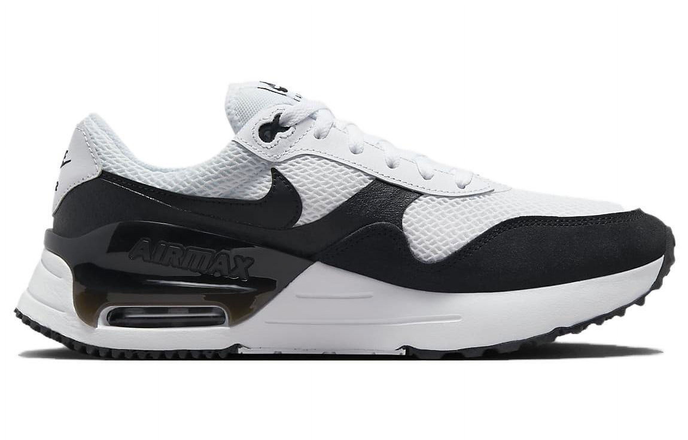 Mens Nike Air Max System Shoe Size: 9.5 White - Black - Summit White Running