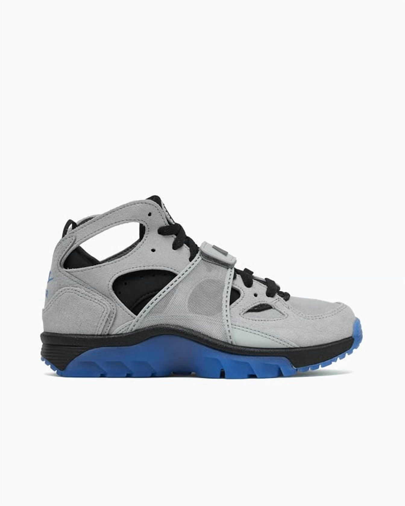 Men's Nike Air Trainer Huarache Wolf Grey/Star Blue-Black (IH4469 012) - 13
