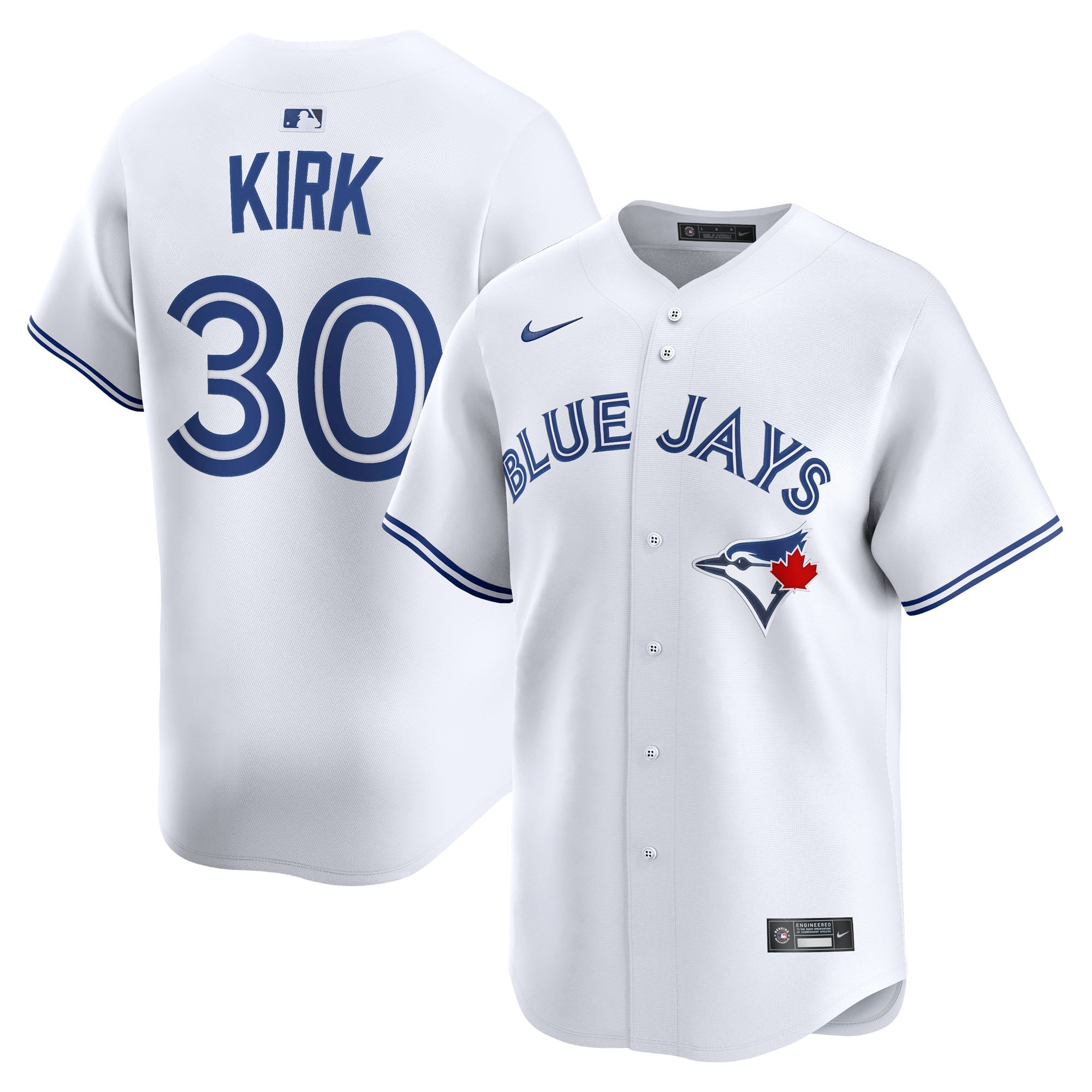 Men's Nike Alejandro Kirk White Toronto Blue Jays Home Limited