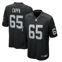 Men's Nike Alex Cappa  Black Las Vegas Raiders Team Game Jersey