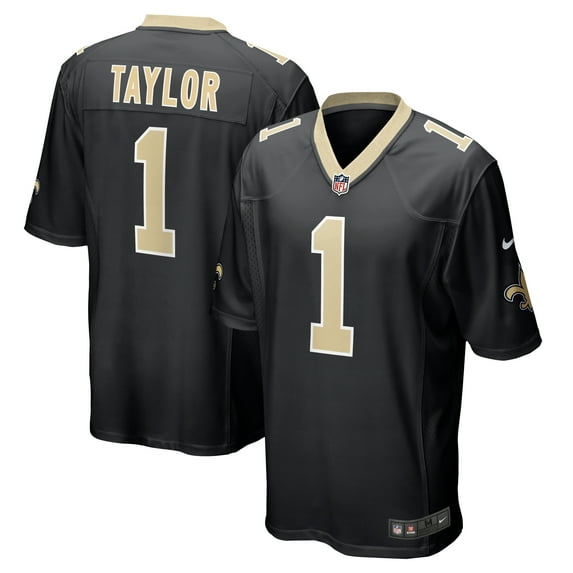 Men's Nike Alontae Taylor Black New Orleans Saints Team Game Jersey