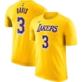 thumbnail image 1 of Men's Nike Anthony Davis Gold Los Angeles Lakers Icon 2022/23 Name & Number T-Shirt, 1 of 3