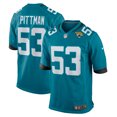 thumbnail image 1 of Men's Nike Anthony Pittman  Teal Jacksonville Jaguars Team Game Jersey, 1 of 3