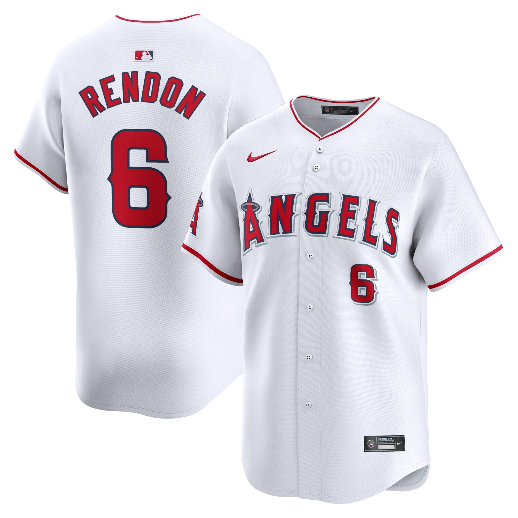 Men s Nike Anthony Rendon White Los Angeles Angels Home Limited Player Jersey Walmart