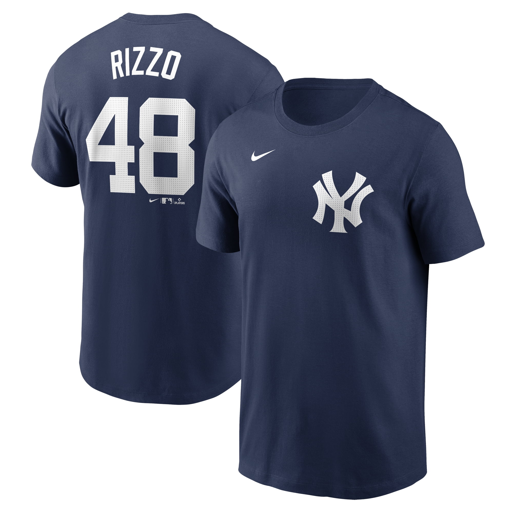 Men's Nike Navy New York Yankees Fuse Wordmark T-Shirt