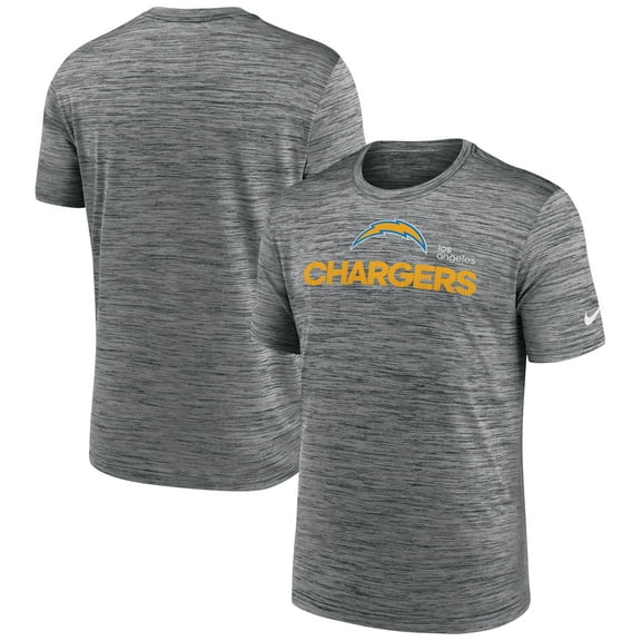 Men's Nike Anthracite Los Angeles Chargers Blitz Velocity Modern Dri-FIT T-Shirt