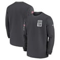 thumbnail image 1 of Men's Nike Anthracite New York Giants Salute To Service Edge Lockup Long Sleeve T-Shirt, 1 of 3