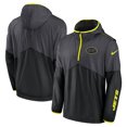 thumbnail image 1 of Men's Nike  Anthracite New York Jets Volt Hoodie Half-Zip Jacket, 1 of 3