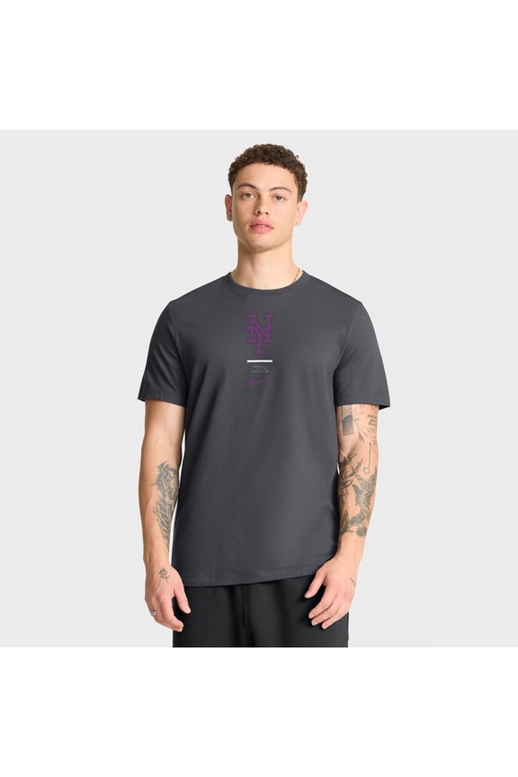 Men's Nike Anthracite New York Mets City Connect 2-Hit T-Shirt