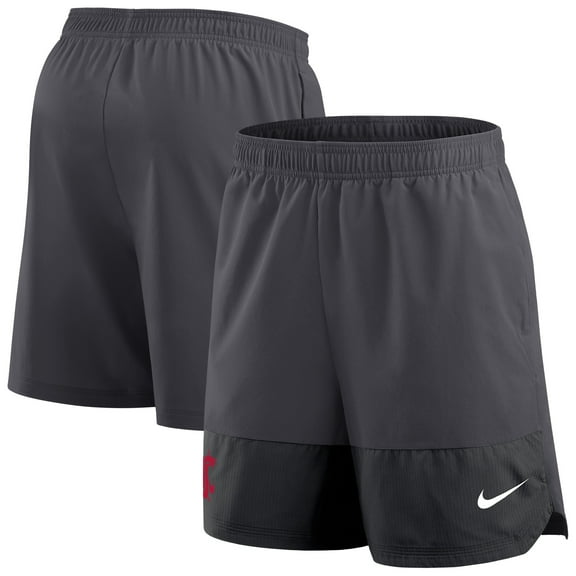 Men's Nike Anthracite Washington State Cougars 2025 Sideline Dri-FIT Shorts