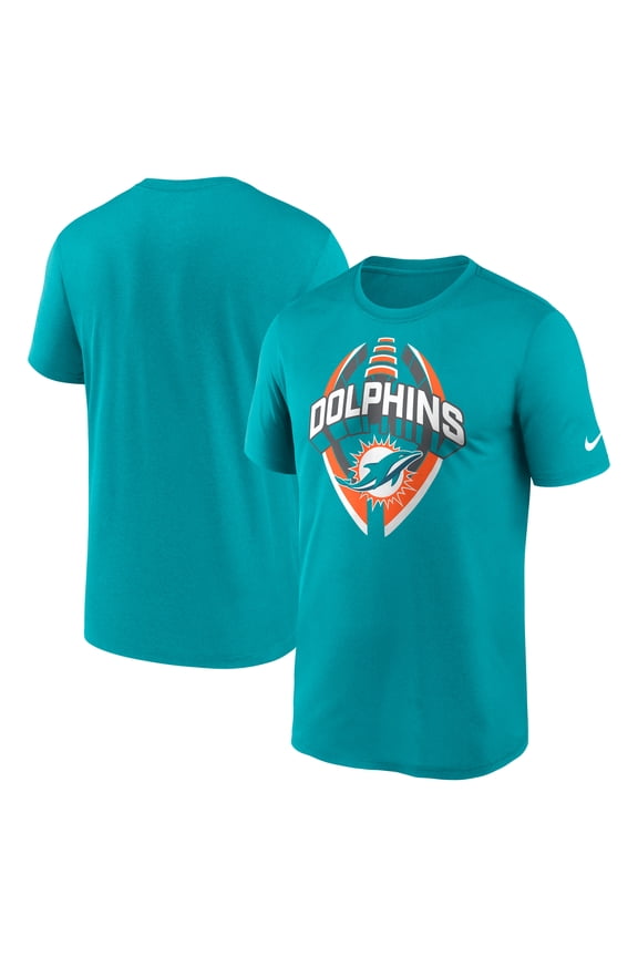 Men's Nike Aqua Miami Dolphins Legend Icon Performance T-Shirt