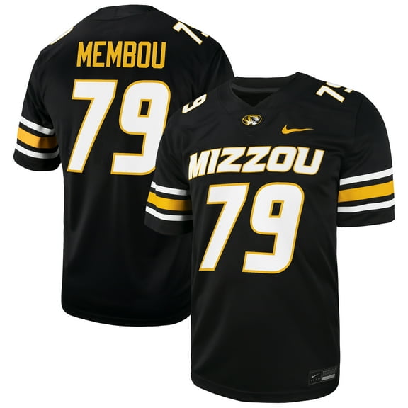 Men's Nike Armand Membou Black Missouri Tigers Alumni Game Jersey