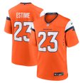 thumbnail image 1 of Men's Nike Audric Estime  Orange Denver Broncos Team Game Jersey, 1 of 6