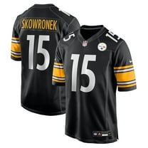 Men's Nike Ben Skowronek Black Pittsburgh Steelers Team Game Jersey