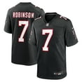 thumbnail image 1 of Men's Nike Bijan Robinson Black Atlanta Falcons  Throwback Game Jersey, 1 of 6