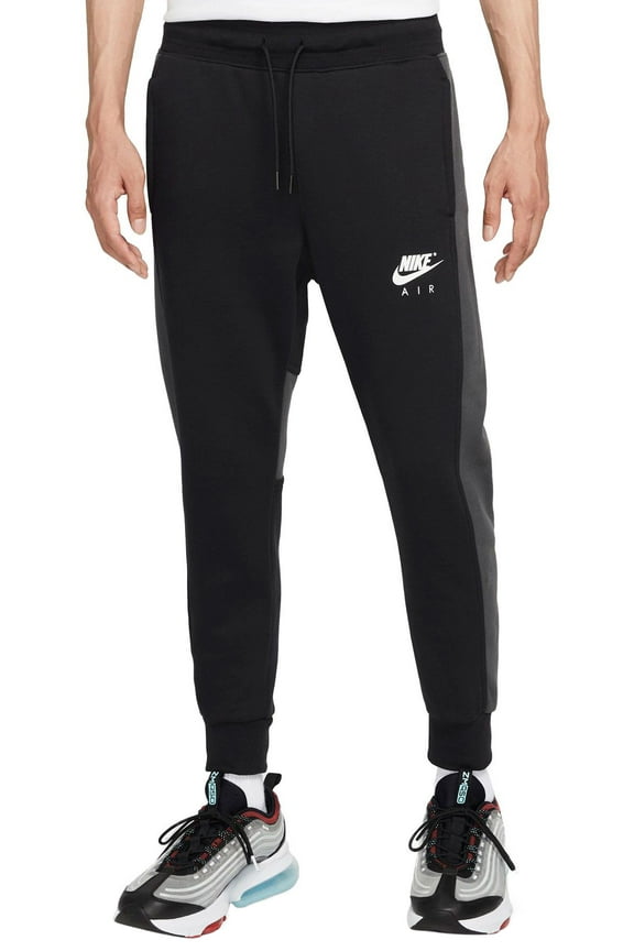 Men's Nike Black/Anthracite Air Fleece Joggers - M