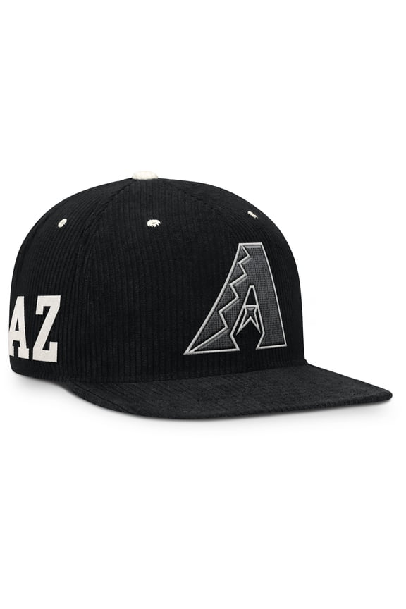 Men's Nike  Black Arizona Diamondbacks Pro Corduroy Structured Snapback Hat