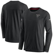 Men's Nike Black Atlanta Falcons Sideline Lockup Performance Long Sleeve T-Shirt