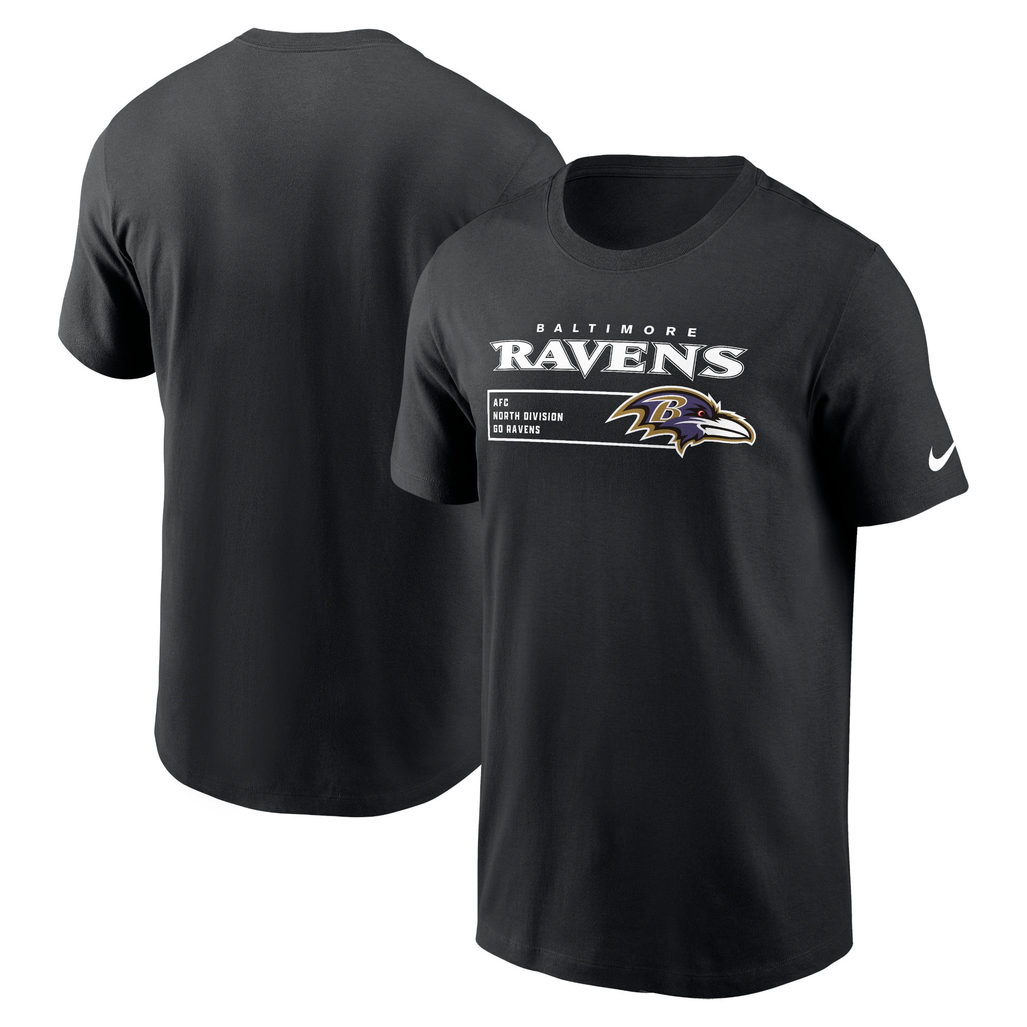 Men's Nike Black Baltimore Ravens Division Essential T-Shirt - Walmart.com