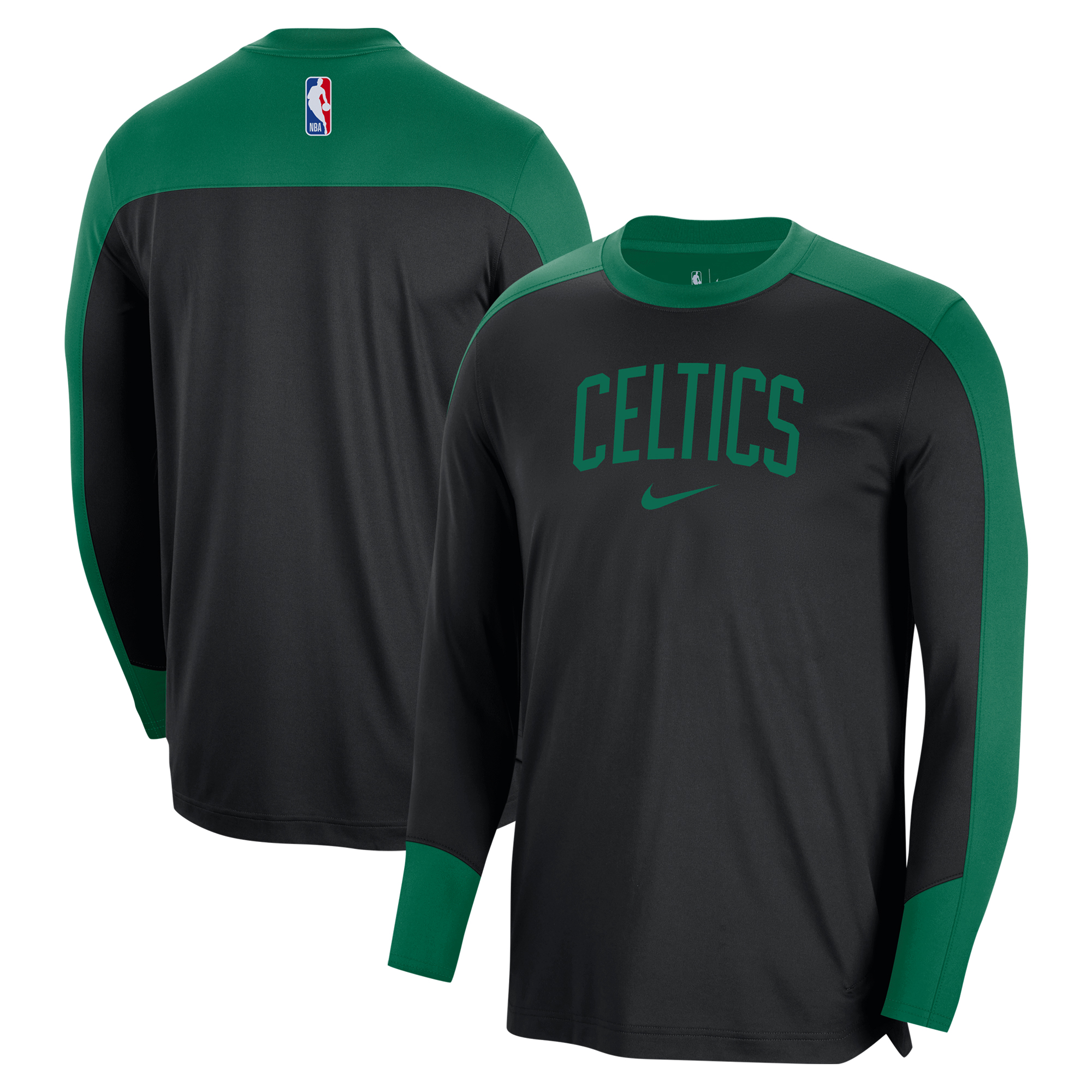 Men s Nike Black Boston Celtics 2024 25 Authentic Pre Game Legend Long Sleeve Shooting Shirt Walmart