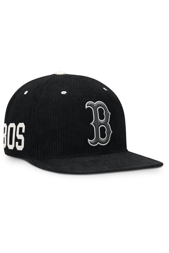 Men's Nike Black Boston Red Sox Pro Corduroy Structured Snapback Hat