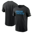thumbnail image 1 of Men's Nike Black Carolina Panthers Primetime Wordmark Essential T-Shirt, 1 of 3