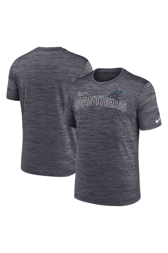 Men's Nike  Black Carolina Panthers Velocity Arch Performance T-Shirt
