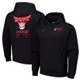 thumbnail image 1 of Men's Nike Black Chicago Bulls Courtside Club Pullover Hoodie, 1 of 3