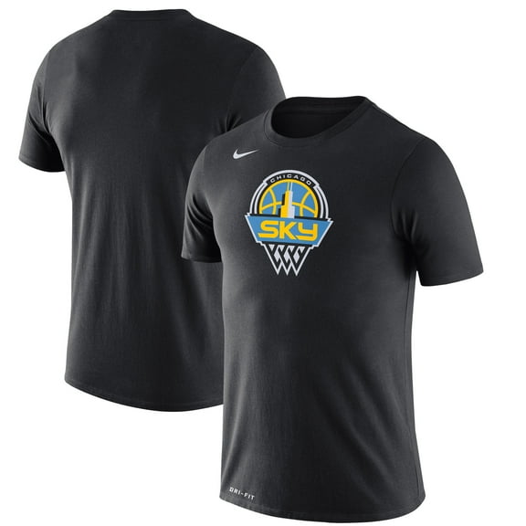 Men's Nike Black Chicago Sky Logo Performance T-Shirt