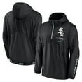 thumbnail image 1 of Men's Nike Black Chicago White Sox Authentic Night Game Performance Half-Zip Windbreaker, 1 of 3