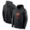 thumbnail image 1 of Men's Nike Black Cincinnati Bengals Icon Performance Pullover Hoodie, 1 of 3
