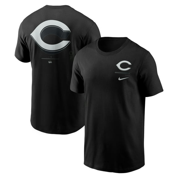 Men's Nike Black Cincinnati Reds Bar Loading T-Shirt