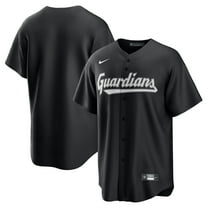 Men's Nike Black Cleveland Guardians Replica Jersey