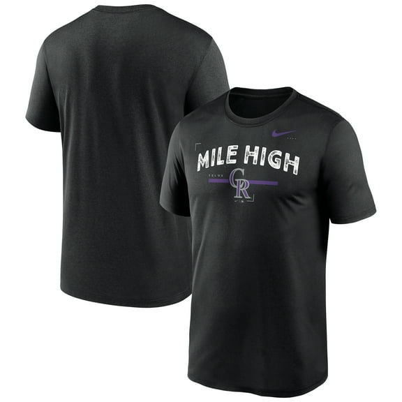 Men's Nike Black Colorado Rockies Local Legend Practice Performance T-Shirt