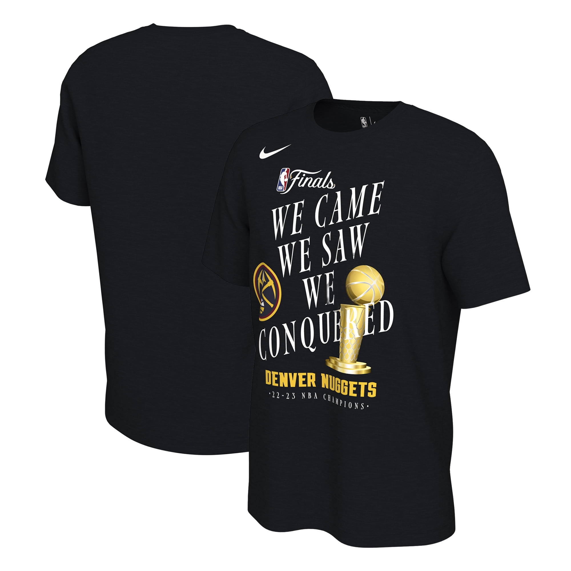 Men s Nike Black Denver Nuggets 2023 NBA Finals Champions