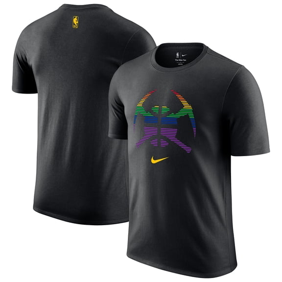 Men's Nike Black Denver Nuggets 2025/26 City Edition Remix Essential Logo T-Shirt