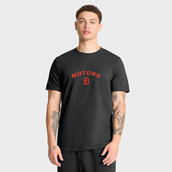 Men's Nike Black Detroit Tigers Primetime Fashion T-Shirt