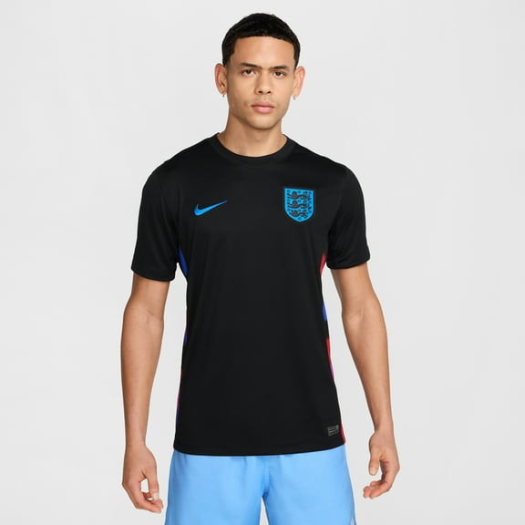 Men's Nike Black England Women's National Team 2025/26 Away Replica Jersey