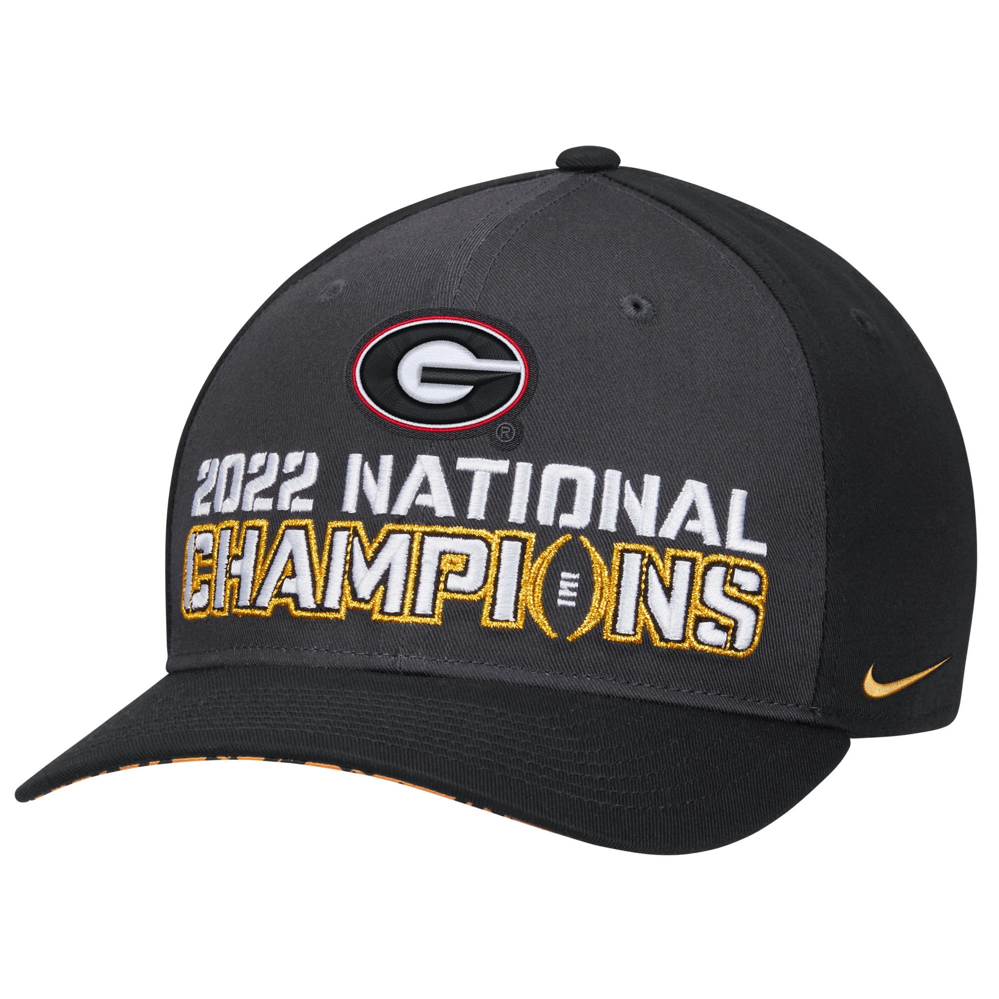 Nike Men's Adjustable Hat, Georgia Bulldogs Black Locker Room