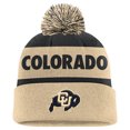 Men's Nike Black/Gold Colorado Buffaloes Peak Stripe Cuffed Knit Hat