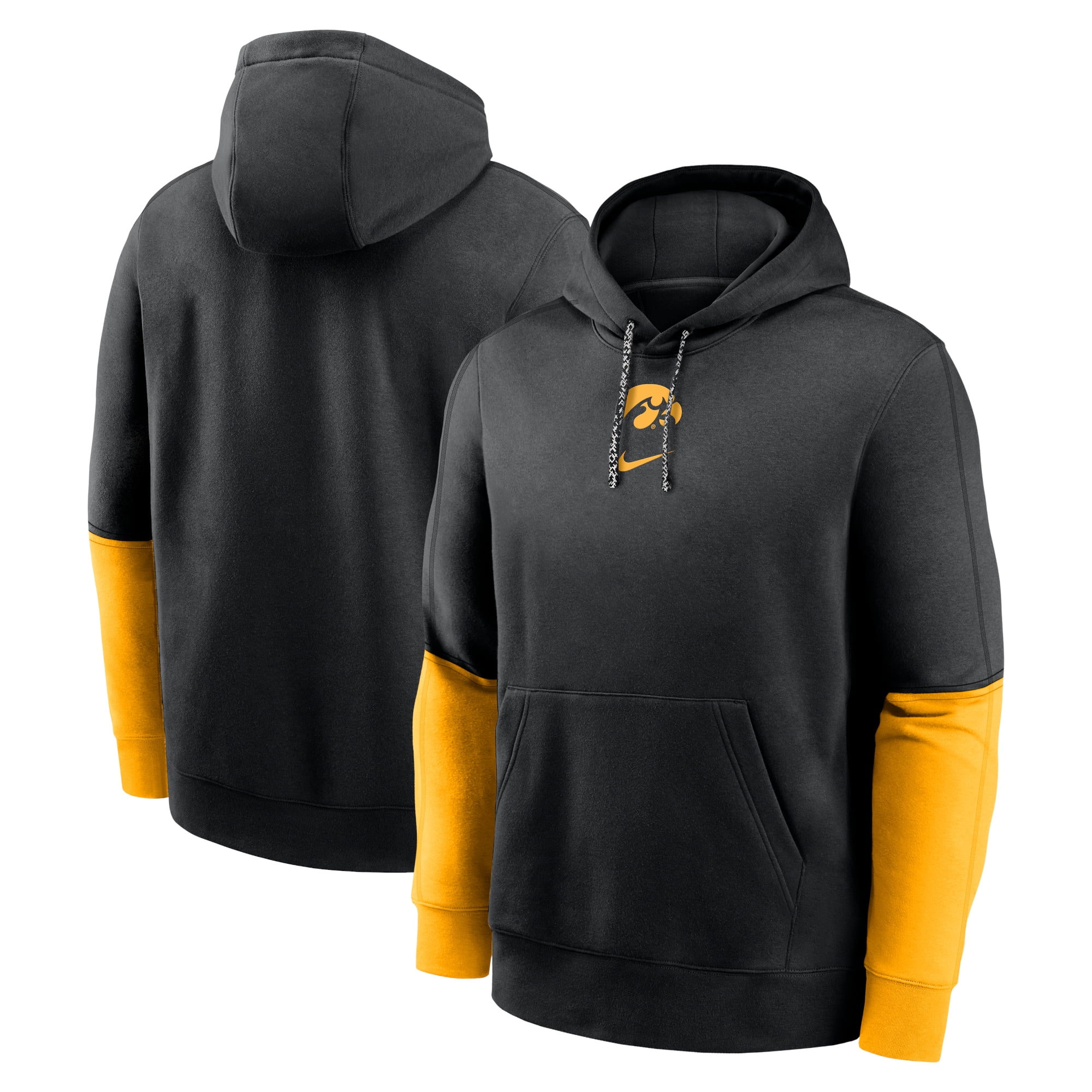 black and gold nike hoodie men