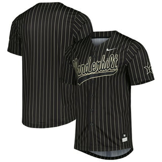 Men's Nike White/Navy Virginia Cavaliers Pinstripe Replica Full-Button  Baseball Jersey