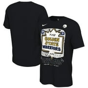 Men's Nike Black Golden State Warriors 2022 NBA Finals Champions Celebration Expressive T-Shirt