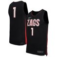 thumbnail image 1 of Men's Nike  Black Gonzaga Bulldogs  Replica Basketball Jersey, 1 of 3