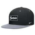 thumbnail image 1 of Men's Nike Black/Gray Chicago White Sox City Connect True Fitted Hat, 1 of 4