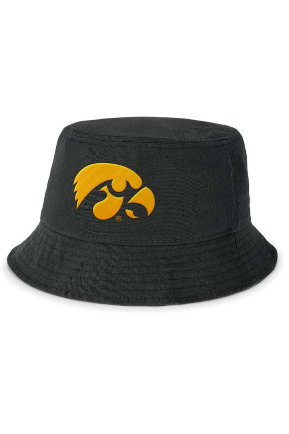 Men's Nike Black Iowa Hawkeyes Local Apex Bucket Hat