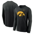 thumbnail image 1 of Men's Nike Black Iowa Hawkeyes Primary Logo Long Sleeve T-Shirt, 1 of 3